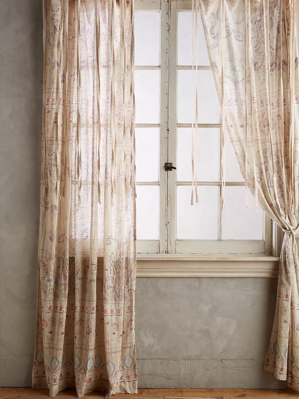 Anthropologie Florilla curtains 50x63